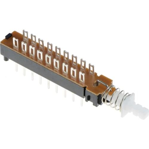 PBS-62H18 Changeover Push Button Latching PCB Switch