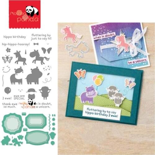 Animal Metal Cutting Dies and Stamps Stencils for DIY Craft Cards Scrapbooking Book Decoration Embossing Stencil Die Decor