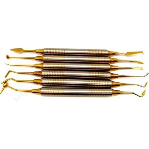 Dental oral material filling kit Resin Aesthetic Repair Kit 6-piece resin filling device