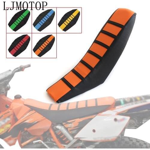 Newest Motorcycle Rubber Striped Soft Seat Cover for SX XC EXC XCW SXF Dirt Bike Off Road Motocross Honda 50cc 100cc 250cc