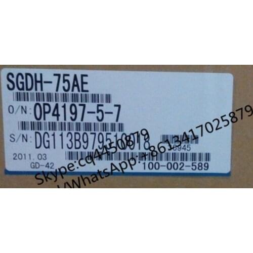 NEW&ORIGINAL SGDH-75AE SGDH-75AE AC SERVO DRIVE SGDH-75AE SERVOPACK SGDH-75AE