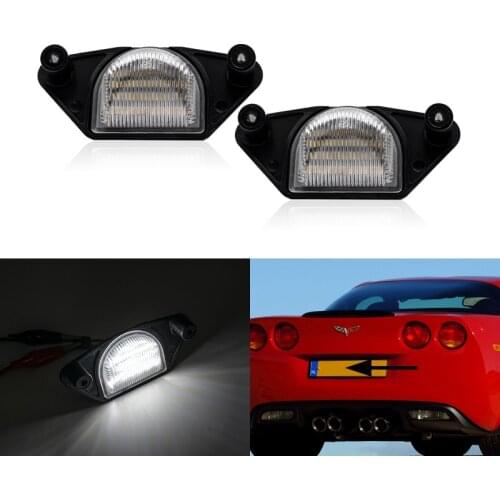 Fits For Chevrolet Corvette C4 C5 C6 Impala Lumina Monte Carlo SSR Beretta C1500 C2500 C3500 For GMC Led License Plate Lights