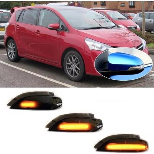 Fit for Toyota Verso R20 Facelift 2012-ON Dynamic Blinker Indicator Mirror Turn Light Signal