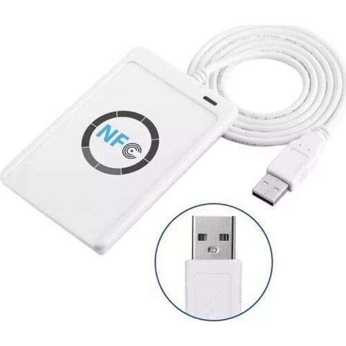 ACR122U RFID Smart Card Reader Writer Copier Duplicator Writable Copy USB S50 13.56mhz ISO/IEC18092 NFC Dropship