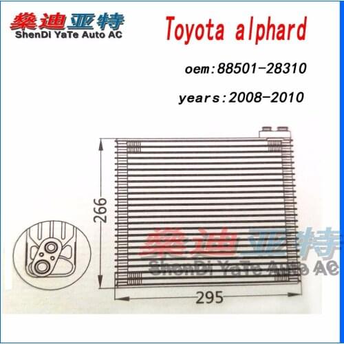 ShenDi YaTe Auto AC Car Air Conditioner Evaporator for Toyota alphard 08-10 years oem 88501-28310