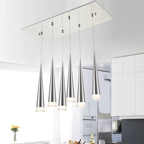 Modern Pendant Lights Aluminum Cone LED Hanging Lamp For Livingroom Restaurant Indoor Corridor Luminaire Suspendu Deco Maison