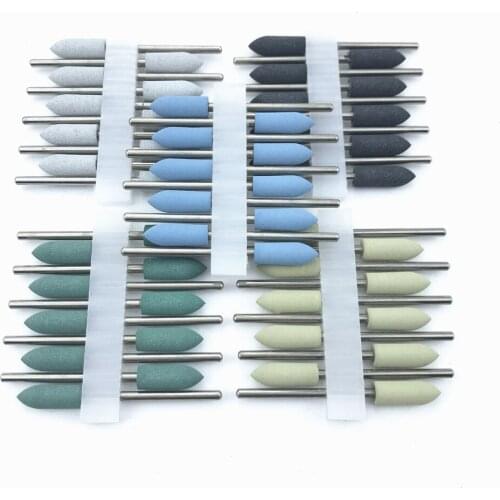 Dental SILICONE Polishers Resin Base Acrylic Polishing Burs Dental lab burs 2.35mm