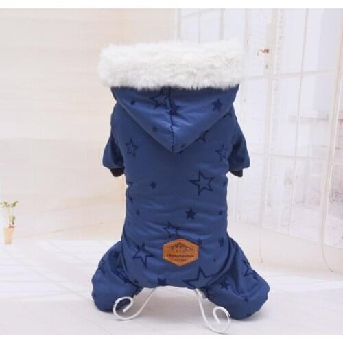 Warm Dog Clothes Autumn Winter Dog Jacket Coat Puppy Chihuahua Hoodies Clothing Fashion Solid Color Outfit For Small Medium Dogs