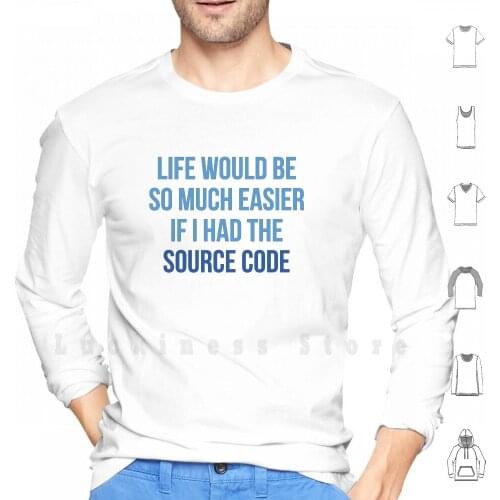 Life Source Code hoodies long sleeve Source Code Programmer Computer Nerd Funny Coder Programming Life Source Code