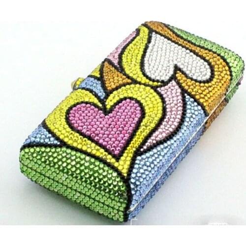 Bridesmaid Rhinestones Women dress Evening Bag Chain Shoulder Handbags Diamonds Small Day Clutch Purse Evening Bag for girl gift