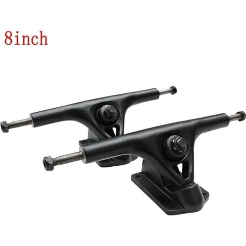 New DIY 2pcs New 8" Long Board Trucks Bridge Paris Skateboard Trucks Electric Skateboard Truck 8inch Dancing Long Board Bridges