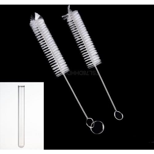 1pc Stainless Steel Test Tube Cleaning Brushes For Laboratory Baby Bottle Brushes Supplies Teapot Nozzle Cleaning Tool