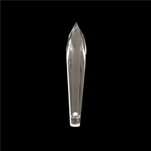 76mm 800pieces Multifaceted Crystal Icicle U-Drop Prism Chandelier Pendants for Glass Lamp Pendants Parts