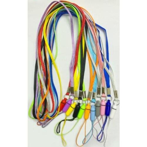 Free Ship 43cm Bullet wrist hand Lanyard Neck Strap for keys ID Card Mobile Phone Straps iPhone MP5 MP3 MP4 U flash disk Strap