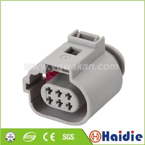 Free shipping 5sets 6pin auto VW plastic housing electric plug 1J0 973 713 G wiring harness cable connector 1J0973713G