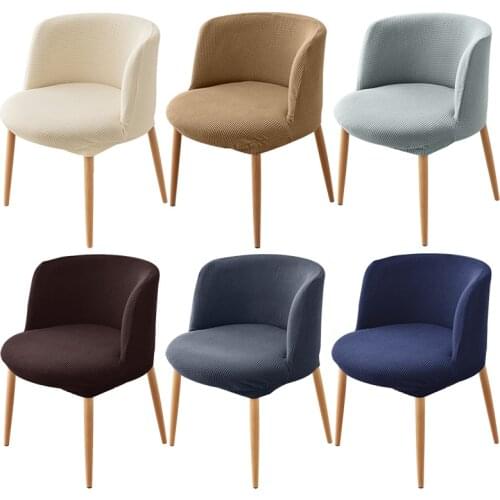 Grain Fleece Short Back Round Bottom Size Wing Bakc King Back Chair Covers Seat Covers For Hotel And Home Party Banquet