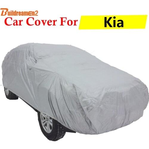 Buildreamen2 Car Cover Outdoor Anti-UV Sun Snow Rain Scratch Dust Protector Cover For Kia K5 KX3 KX5 Forte Koup Borrego VQ-R