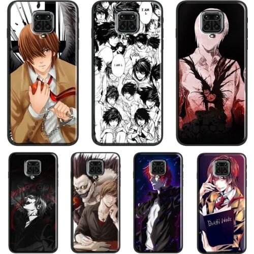 Light Yagami DEATH NOTE Case For Xiaomi Redmi Note 10 Pro 7 8 9S 8T Note 9 Pro Back Cover For Redmi 9A 9C 9T 7A 8A