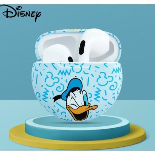 [Disney Disney] True wireless Bluetooth-compatible headset trend Mickey Donald Duck cartoon recommended for couples style
