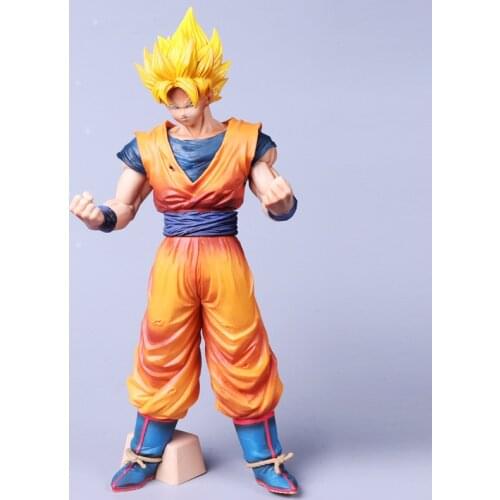 30cm Dragon Ball Goku Super Saiyan Action Figure Dragon Ball Warrior Goku Figura PVC Model Doll Collectible Toy