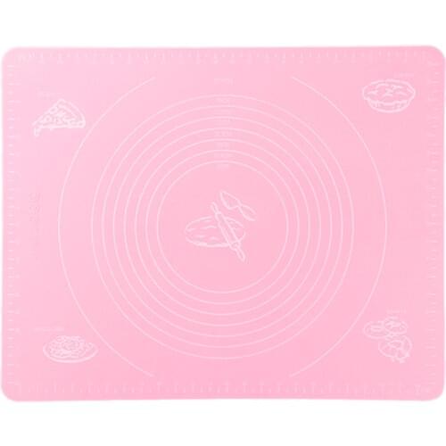 Silicone Baking Mat Thicken Cake Silicone Mat Oven Pizza Pastry Mat Rolling Dough Board Non-Stick Mat Cake Baking Tools JU32212