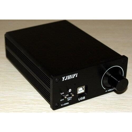 KYYSLB 2018 TDA7492 Bluetooth Amplifier Fiber Optic Coaxial USB DAC Decoding Amplifier (50W+50W) hifi Home amplifier