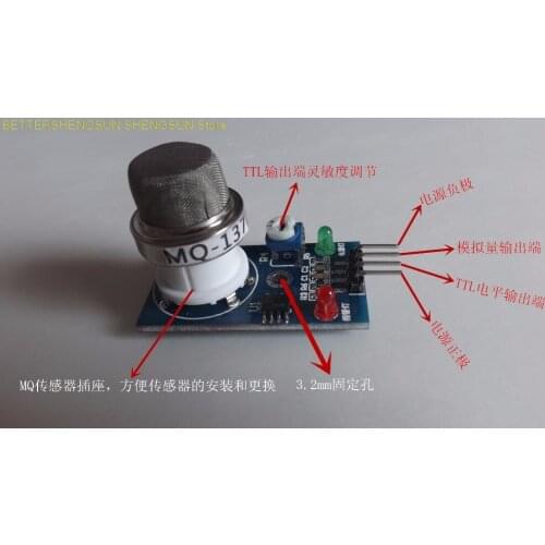 MQ137 sensor module Ammonia sensor module Original NH3 detection module MQ-137