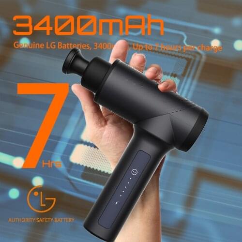 Percussion Massage Gun , MUTTUS M30 , Handheld , Best Deep Tissue Massager for Muscle Pain Relief, 3200 Per Minute, 35-50 Db Noi