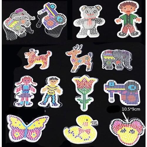 Plastic Tweezers Hama Beads Clip Templates for Hama Beads 5mm Perler Beads Tools Iron Jewelry Beadbond Accessories