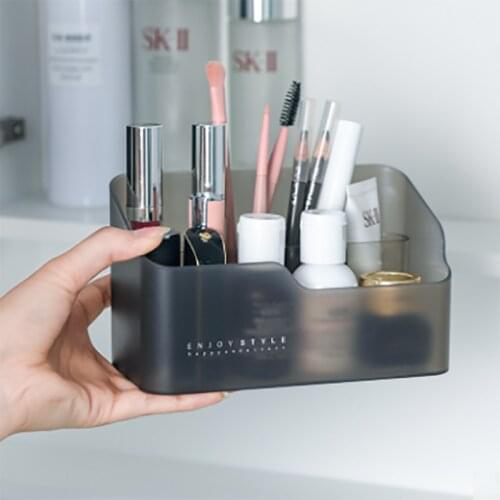 Classified Admission Box Plastic Storage Box for Lipstick Cosmetic Tool Japanese Creative Brush Office Desktop Corner Organizer