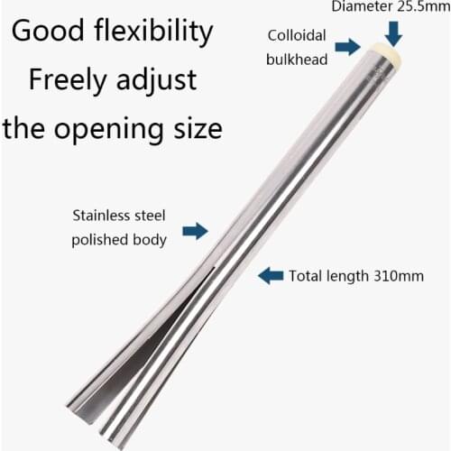 Bicycle Bowl Remover 25.5mm Stainless Steel MTB Mountain Bike Press-fit Bearing Removal Tool BB Bottom Bracket Extractor