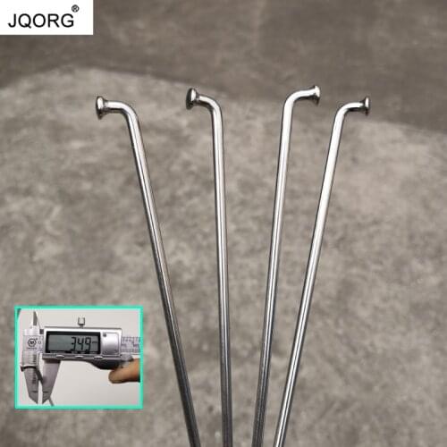 9G Diameter 3.5 mm Motorcycle Spokes 304 Stainless Steel Sliver Color E-bike Spokes J-bend Cylinder Motocross Wheel Spokes