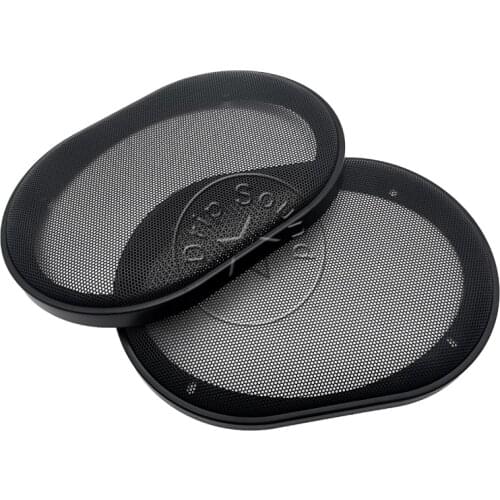 For 6"x9" 6x9 inch Car Audio Speaker Conversion Net Cover Decorative Circle Metal Mesh Grille Protection