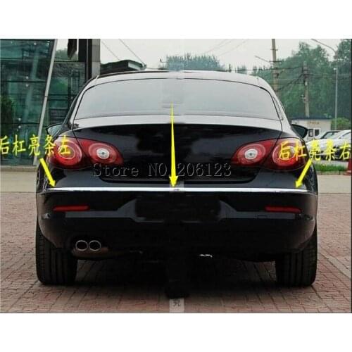 3PCS 2010-2012 FOR for VOLKSWAGEN CC Car Accessories Front rear Grille Around Trim Racing Grills bumper trim
