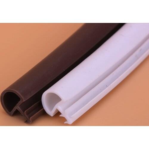 5 Meters PVC wooden door window sash seal bumper strip weatherstrip sound insulation door gaskets
