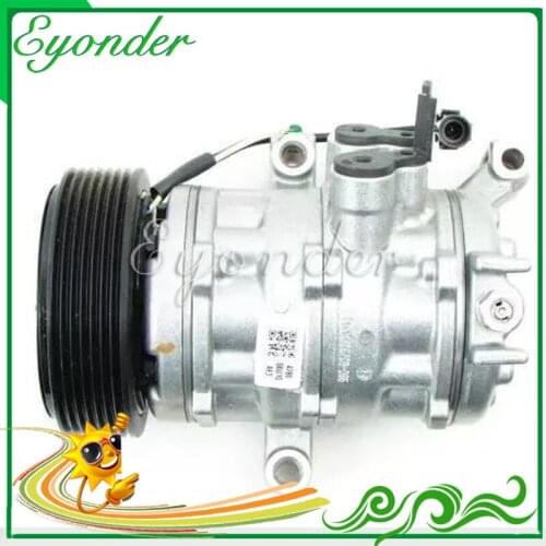 A/C AC Air Conditioning Compressor Cooling Pump 10SRE13C clutch 6pk PV6 for Toyota Etios Bc447140-0830
