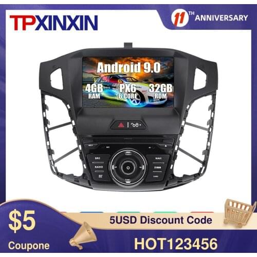 Android 9.0 8 Core Car DVD Player GPS Navigation For Ford Focus 2012-2014 Auto Radio Multimedia Player Stereo Head Unit Carplay