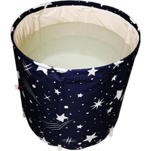 Bath Barrel Adult Bath Barrel Inflatable Bath Barrel Household Thickening Childrens Bath Pot Folding Bath Barrel Body Simple
