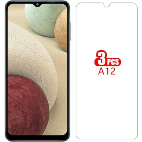 Case for samsung a12 cover screen protector tempered glass on samsun galaxy a 12 12a protective phone coque bag armor samsunga12