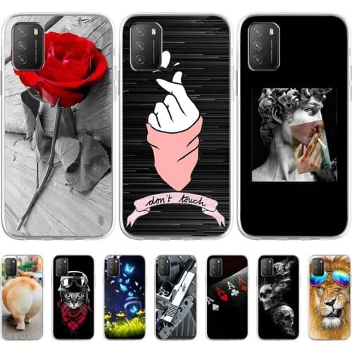 TPU Coque Poco M3 Case Silicon Back Cover For Xiaomi Poco X3 NFC 2020 Soft Fundas Poco F2 Pro PocoX3 PocoM3 M 3 F1 Phone Shell