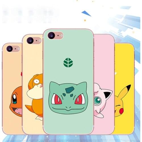 Pokemon Phone Cover for Iphone11 8 7 X XS XR 6 6S 5 5S SE 6plus 6Splus 7plus 8plus 11PROMAX Mobile Anti-fall Accessories Cover