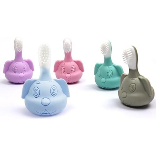 Cute Cartoon Animal Baby Teethers Food Grade Silicone Newborns Rodent Teething Stick Safe BPA Free Kid Training Chew Appease Toy