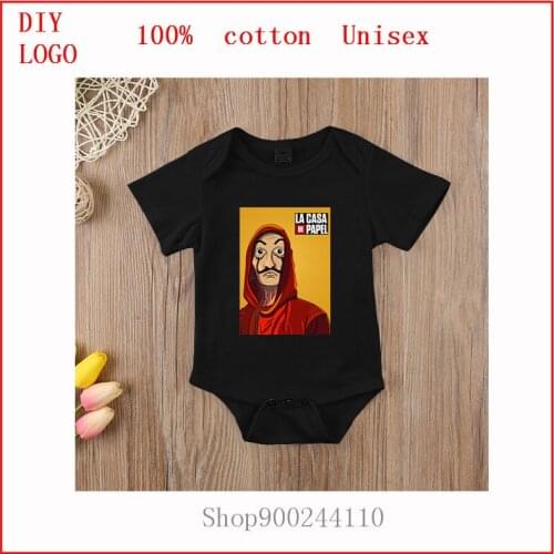 LA CASA DE PAPEL Newborn Baby Clothes Romper Playsuit Sunsuit Outfits Infant Boys Girls Summer bodysuits baby Toddler Costume