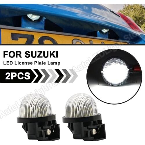 For Suzuki Grand Vitara 1998-2006 Jimmy JB Alto HA Carry Pickup Swift Wagon R MC Opel Agila LED License Plate Number Light Lamp