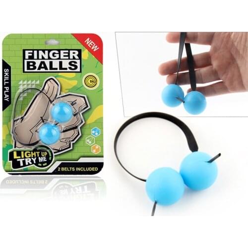 Fidget Toy Silicone Yo-Yo Fingertip Spinner Toy Line Control Hand Throwing Ball With LED Light Decompression Toy Finger Balls