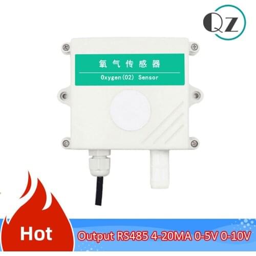 O2 gas transmitter 3 in 1 wall mount temperature humidity oxygen O2 gas detector analyzer o2 oxygen sensor 4-20MA 0-5V 0-10V