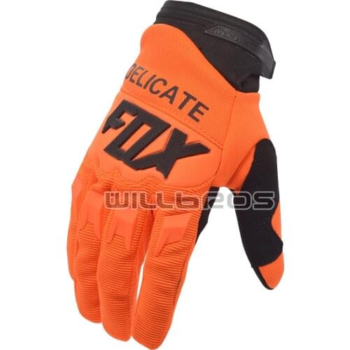Motor 360 180 Race Gloves Motocross Racing Guantes MTB MX Dirt Bike Cycling Motorbike Orange Luvas Mens Unisex