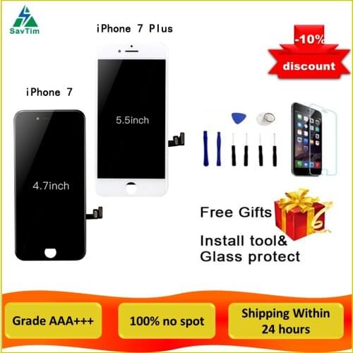 Quality LCD Display For Apple iPhone 7 7 Plus 5.5 Touch Screen Replacement 100