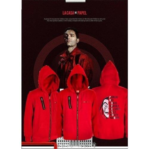 Salvador Dali Movie Costume Money Heist The House of Paper La Casa De Papel Hoodies Sweatshirts Cosplay Halloween Costumes