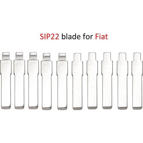 1PC/10PCS Modified Flip Blank Key Blade Uncut SIP22 157# for Fiat Doblo Freemont Ducato Punto Panda Qubo Tipo Metal Blade NO.157